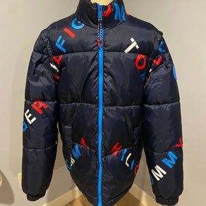 Tommy Hilfiger Men’s Puffer Jacket and Vest Size M EUC